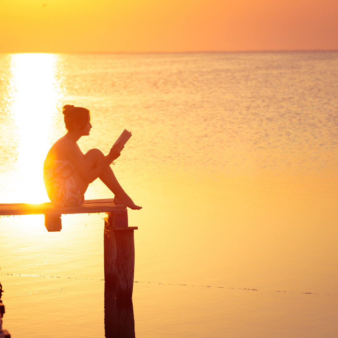 woman reading
